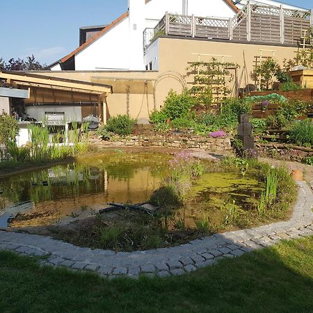 Wohnung Mit Sauna, Garten & Schwimmteich Bietigheim-Bissingen Luaran gambar
